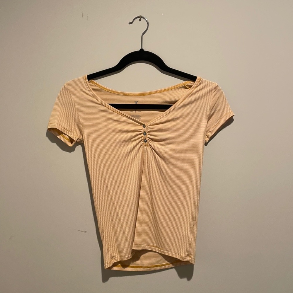 Soft and Sexy Button Tee